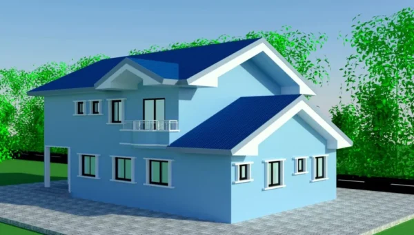 Modern 4 Bedroom Family Duplex: DUP – J.-003 - Image 4
