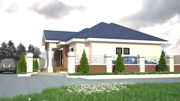 M’mock 3 – Bedroom Stylish Bungalow: BUN – KP. – 002 - Image 3