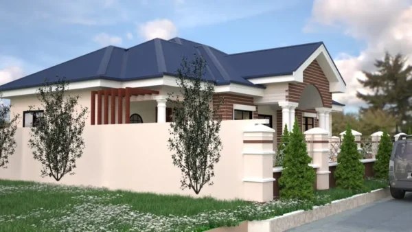 M’mock 3 – Bedroom Stylish Bungalow: BUN – KP. – 002 - Image 2
