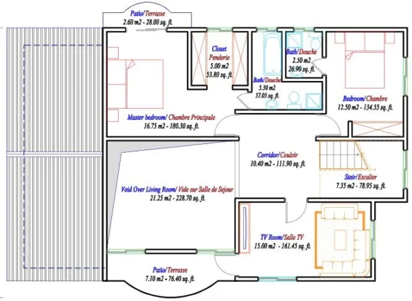 Modern 4 Bedroom Family Duplex: DUP – J.-003 - Image 2