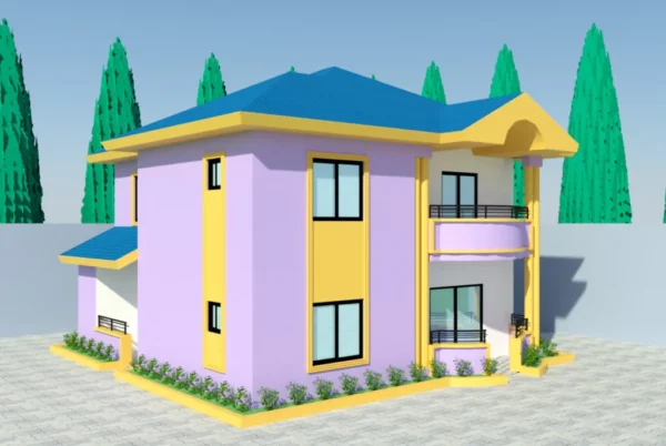 Compact 4 Bedroom Duplex: DUP – J. – 004 - Image 6