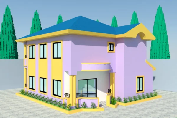 Compact 4 Bedroom Duplex: DUP – J. – 004 - Image 5