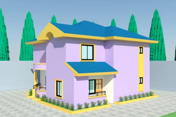 Compact 4 Bedroom Duplex: DUP – J. – 004 - Image 3