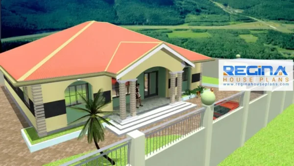 Marcus 3 – Bedroom Simplistic Bungalow: BUN – KP. – 004