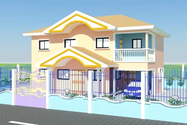 Low-Budget Classic 4-Bedroom Duplex: DUP -J. – 005